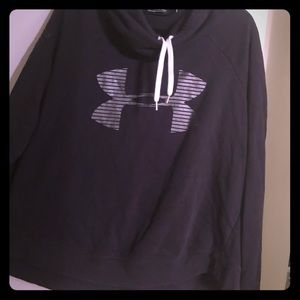 Black XL Under Armour hooded Sweatshirt
